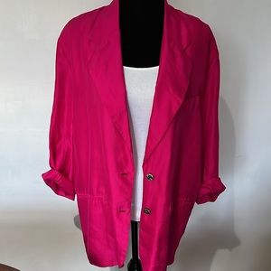 EXPRESS 100% Washable Silk Jacket